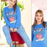 بيجامه حريمي قطيفه - كود 3765