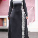 عبايه استقبال قطيفه حريمي - كود 504