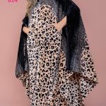 عبايه قطيفه تايجر حريمي - كود 614