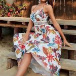 فستان طويل للبحر - كود 644