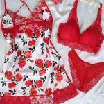 قميص نوم قصير 3 قطع - كود 682