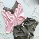 بيجامة شورت ستان للعرايس - كود 900