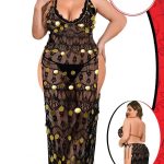 عبايه رقص شبك مثيره - كود 0026