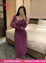 فستان بيت صيفي طويل - كود 033