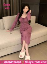 فستان بيت صيفي طويل - كود 033