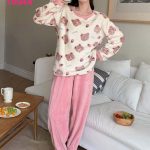 بيجامه فرو حريمي - كود 10044