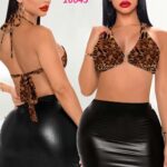 طقم ميني جيب جلد - 10643