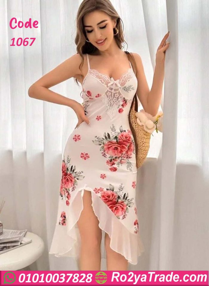 فستان لانجري طويل - كود 1067
