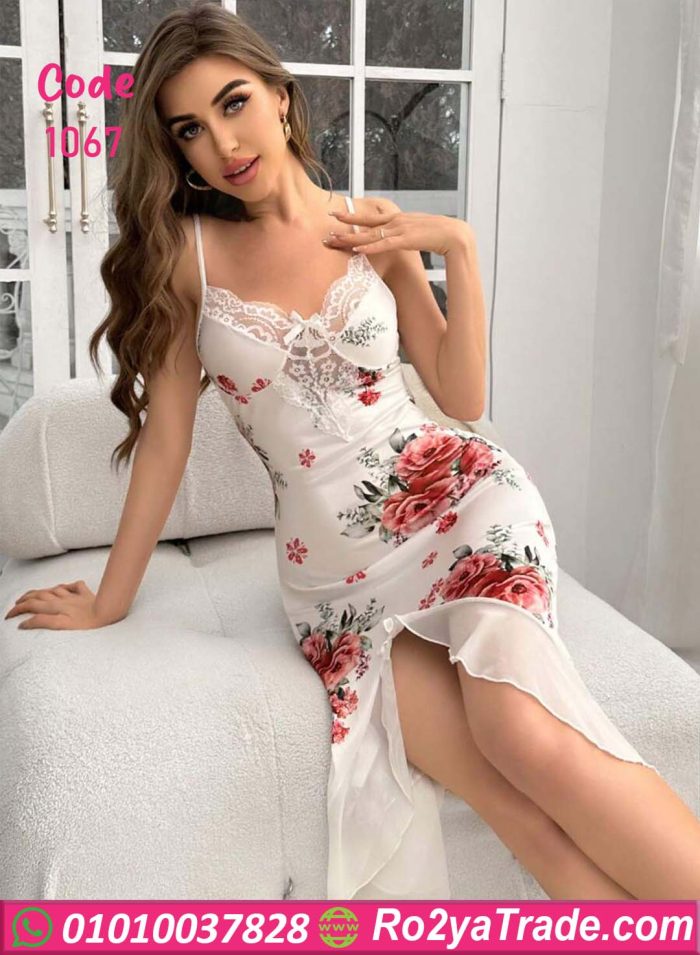 فستان لانجري طويل - كود 1067