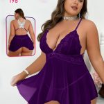 لانجري نسائي قصير بتصميم فراشة - كود 198