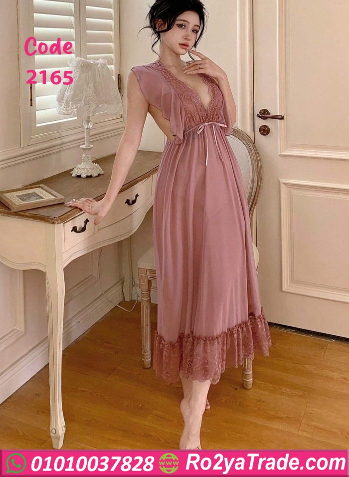 قميص شفاف طويل - كود 2165