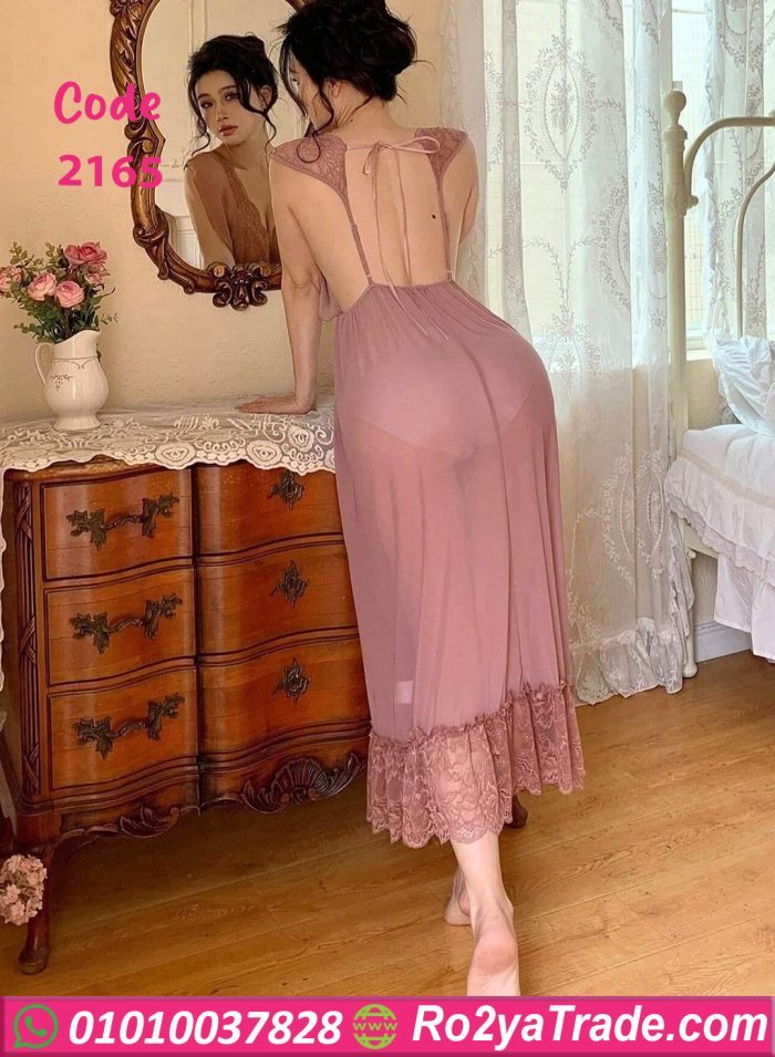 قميص شفاف طويل - كود 2165
