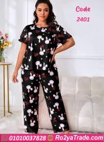بيجامه قطعتين حريمي – كود 2401