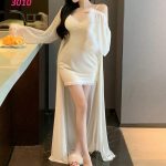 روب شيفون ناعم قصير - كود 3010