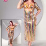 بدلة رقص شرقية ملونة - كود 303