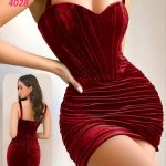 فستان قصير شتوي نسائي - كود 4028