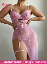 قميص حماله شفاف طويل - كود 4729