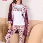 ترنج بالروب قطيفه حريمي - كود 5004