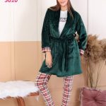 طقم قطيفه شتوي بالروب - كود 5010