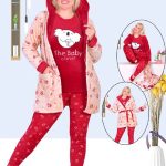 ترنج بالروب شتوي قطيفه - كود 554