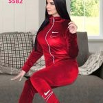 بيجامه قطيفه حريمي - كود 5582