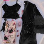 بيجامه بالروب حريمي - كود 5626