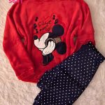 بيجامه شتوي تدفي حريمي - كود 5641