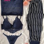 بيجامه وبرا وبانتي حريمي - كود 5654