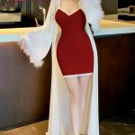 قميص بالروب للعرايس - كود 567