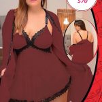 قميص بالروب قصير - كود 570