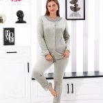 بيجامة شتوي قطيفة أنيقة - كود 734