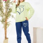 ترنج قطعتين قطن حريمي - كود 806