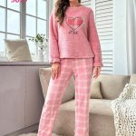 بيجامه فرو شتوي حريمي - كود 9017