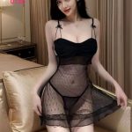 لانجري حريمي ستان شفاف - كود 0136