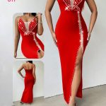 فستان صيفي طويل - كود 017