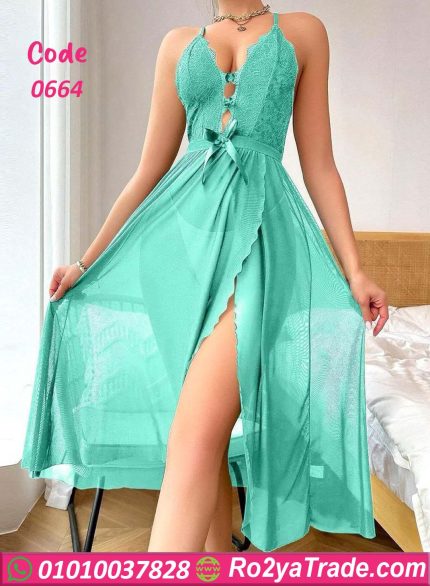 فستان نوم شفاف - 0664