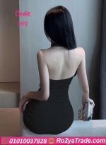 فستان حريمي بربطة أمامية - كود 090
