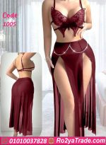 طقم لانجري نسائي راقي - كود 1005