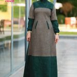 دريس شتوي كاروهات - كود 1028