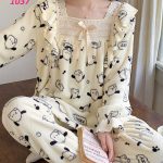 بيجامه شتوي حريمي - كود 1037