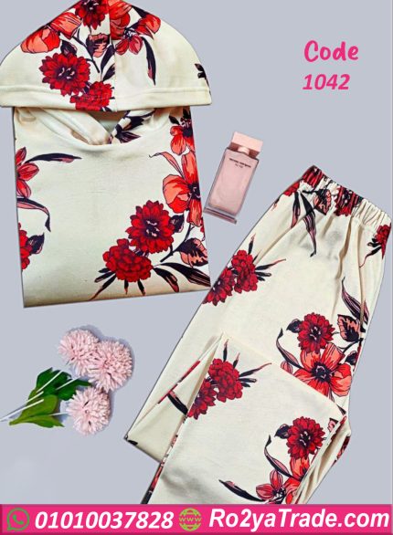 بيجامه شتوي نسائيه - كود 1042