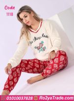 بيجامة شتوي نسائي مميزة - كود 1118