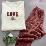 بيجامة حب شتوي - كود 126