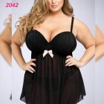 لانجري بيج سايز أنيق - كود 2042