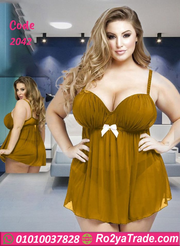 لانجري بيج سايز أنيق - كود 2042
