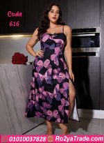 فستان نسائي بفراشات - 616