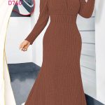 فستان نسائي طويل أنيق - كود D740