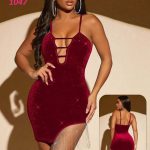 دريس قصير مثير قطيفه سواريه - كود 1047