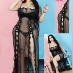 لانجري طويل شفاف - كود 5450