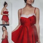 لانجيري احمر قصير - كود S1865